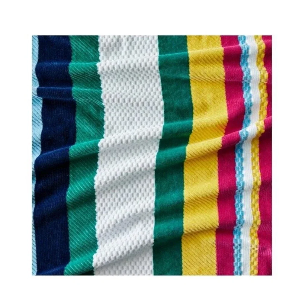 Better Homes & Gardens Oversized Beach Towel 38x72 Striped Cotton Large